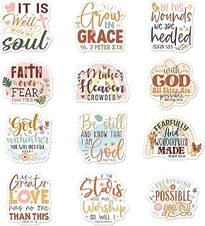 Bible Verse Fridge Magnet - 12 Pcs Christian Inspirational Quotes Locker Magnets Motivational Refrigerator Magnetic Religious Scripture Magnetic Stickers for Home Office Kitchen Decor