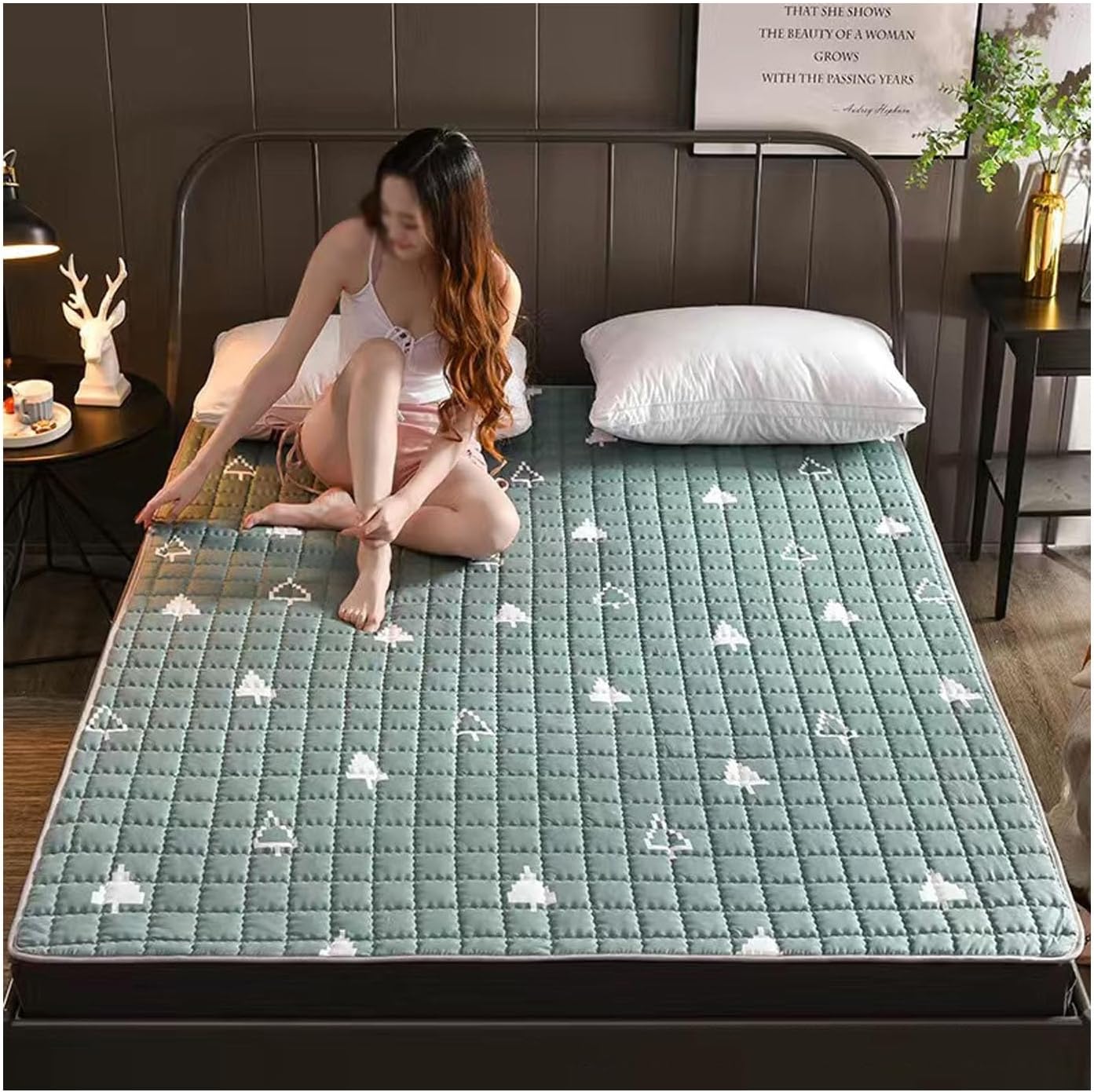 Soft Not-Slip Kids Mattress Student Dormitory Folding Mattress Japanese Futon Mattress Floor Bed Pad (Color : C, Size : 90 x 200 cm (35 x 79 inches))