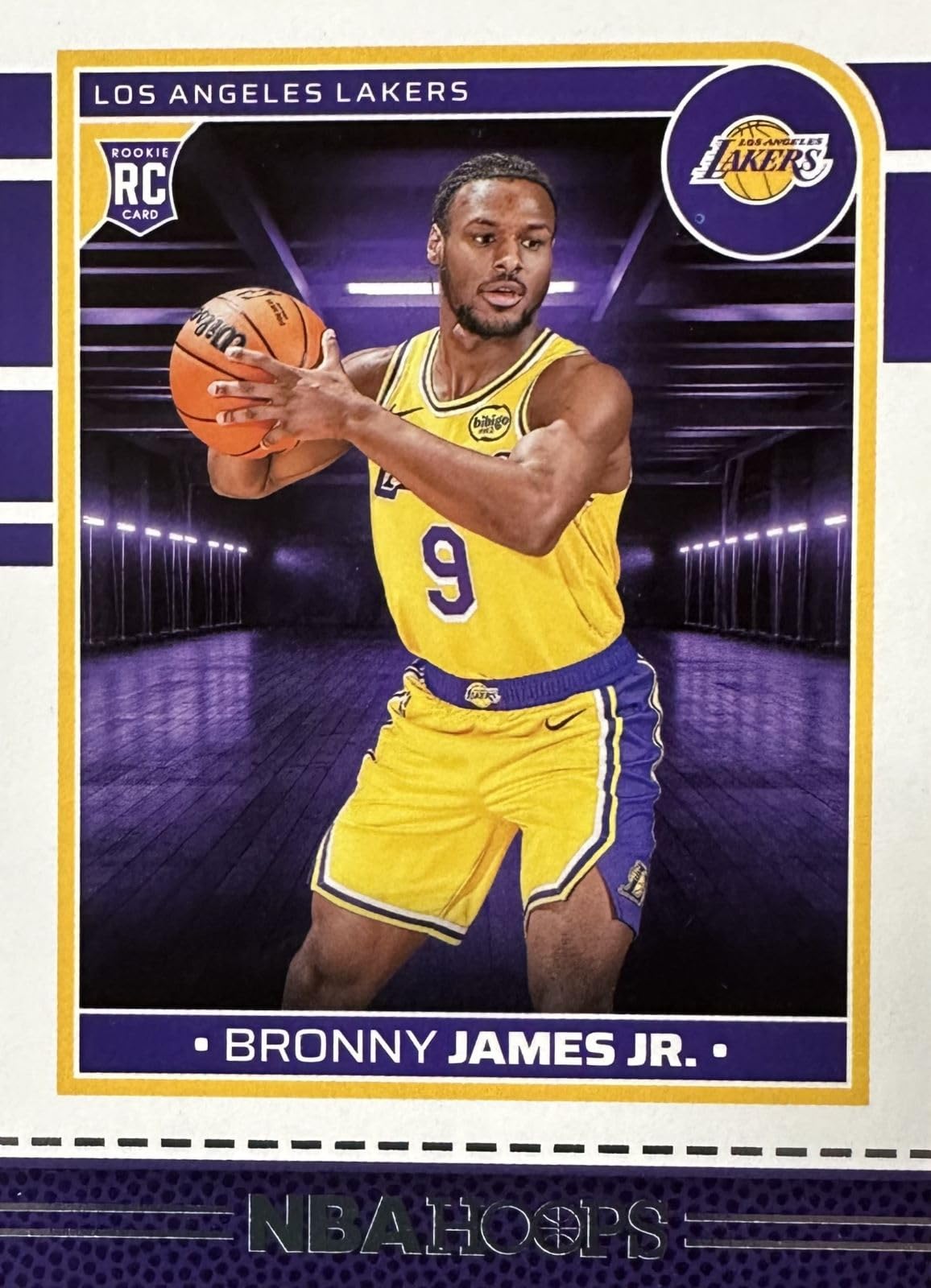 Lebron James Card 2024 Los Angeles Lakers Hoops Team Set - LeBron