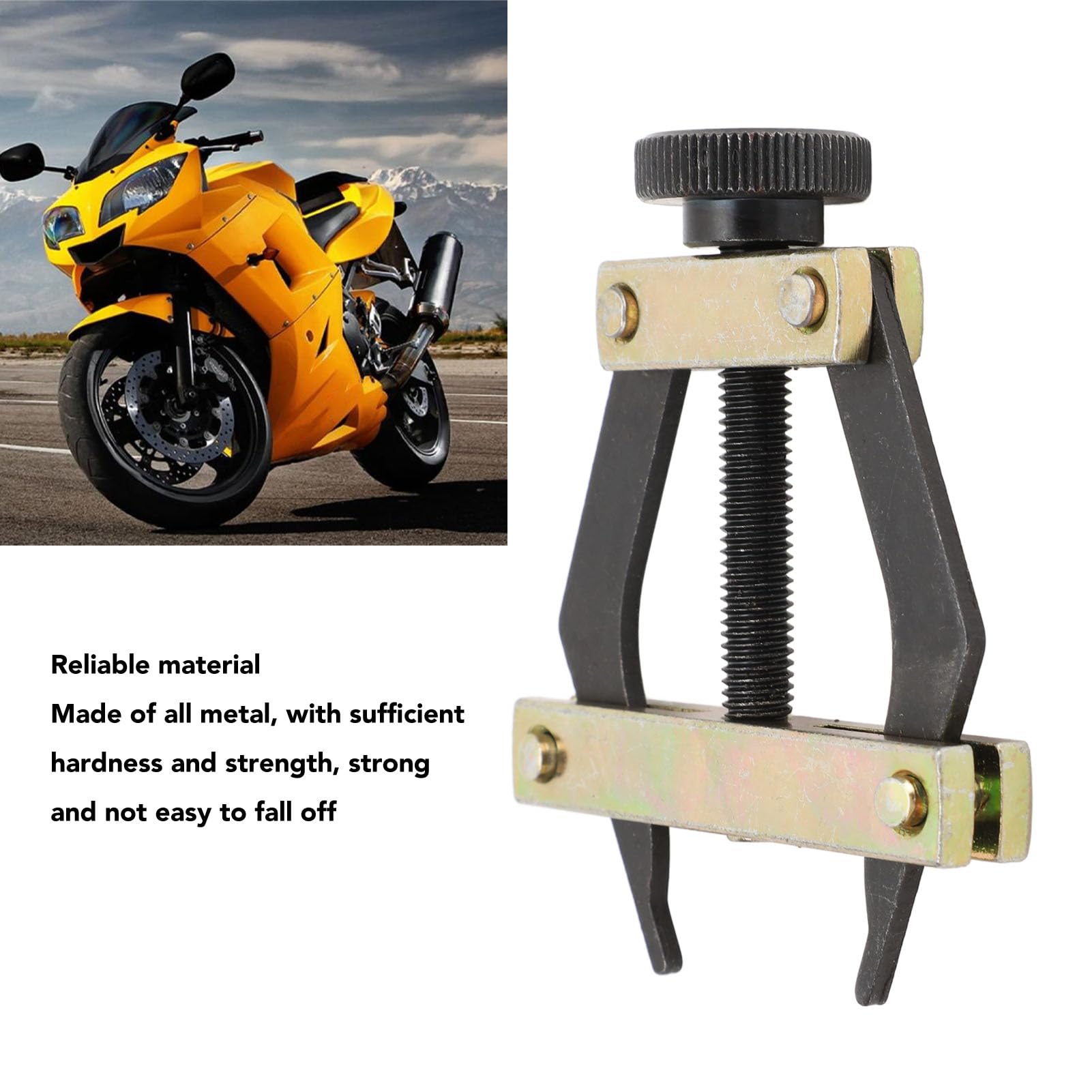 Starkes Metall-Rollenketten-Abzieher-Halterungswerkzeug, Ideal für Rollenkettenhalter, Motorräder, Go-Kart, Motorrad, ATV, Go-Kart-Kettenabzieher, Rollenketten-Reparaturwerkzeug