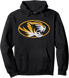 University of Missouri Mizzou Tigers Distressed Primary Pullover Hoodie