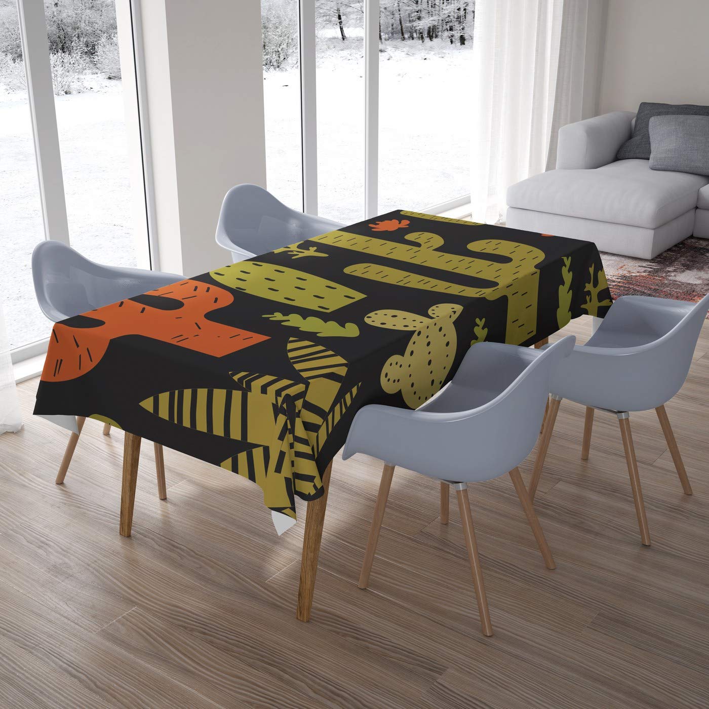 Bonamaison Kitchen Decoration, Tablecloth, 140cm x 200cm - Designed and Manufactured in Turkey