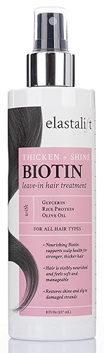 Elastalift Tratamiento para el cabello con glicerina proteína de arroz aceite de oliva para un cabello más fuerte más grueso restaura el brillo