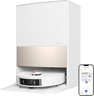 Dreame L20 Ultra Robot Vacuum and Mop Cleaner with Auto Mop Cleaning and Drying, Self-Refilling and Self-Emptying Base Sta...