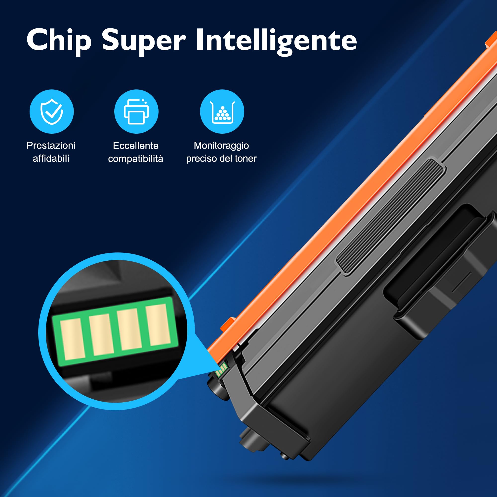 TN423 Toner Compatibili con Brother TN-423 TN-421 TN421 (4 Pezzi)