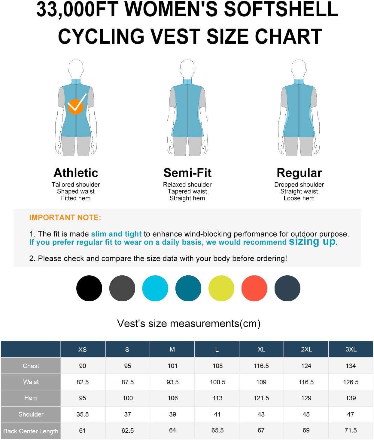 33,000ft Damen Leichte Laufweste Outdoor Softshell Weste Frau Ärmellose Jacke Winddichte Wasserdichte Atmungsaktive Vest Gilet für Laufen Golf Wandern - Image 2