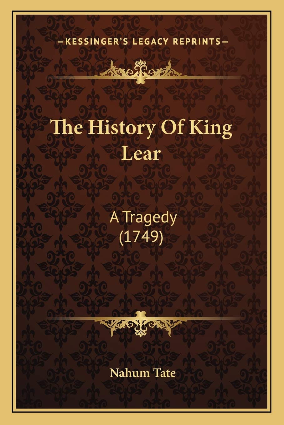 The History Of King Lear: A Tragedy (1749)