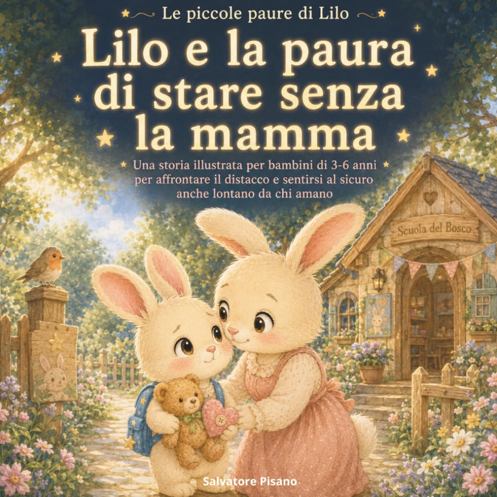 Lilo e la paura di stare senza la mamma: Una storia illustrata per bambini di 3-6 anni per affrontare il distacco e sentirsi al sicuro anche lontano da chi amano (Le piccole paure di Lilo)
