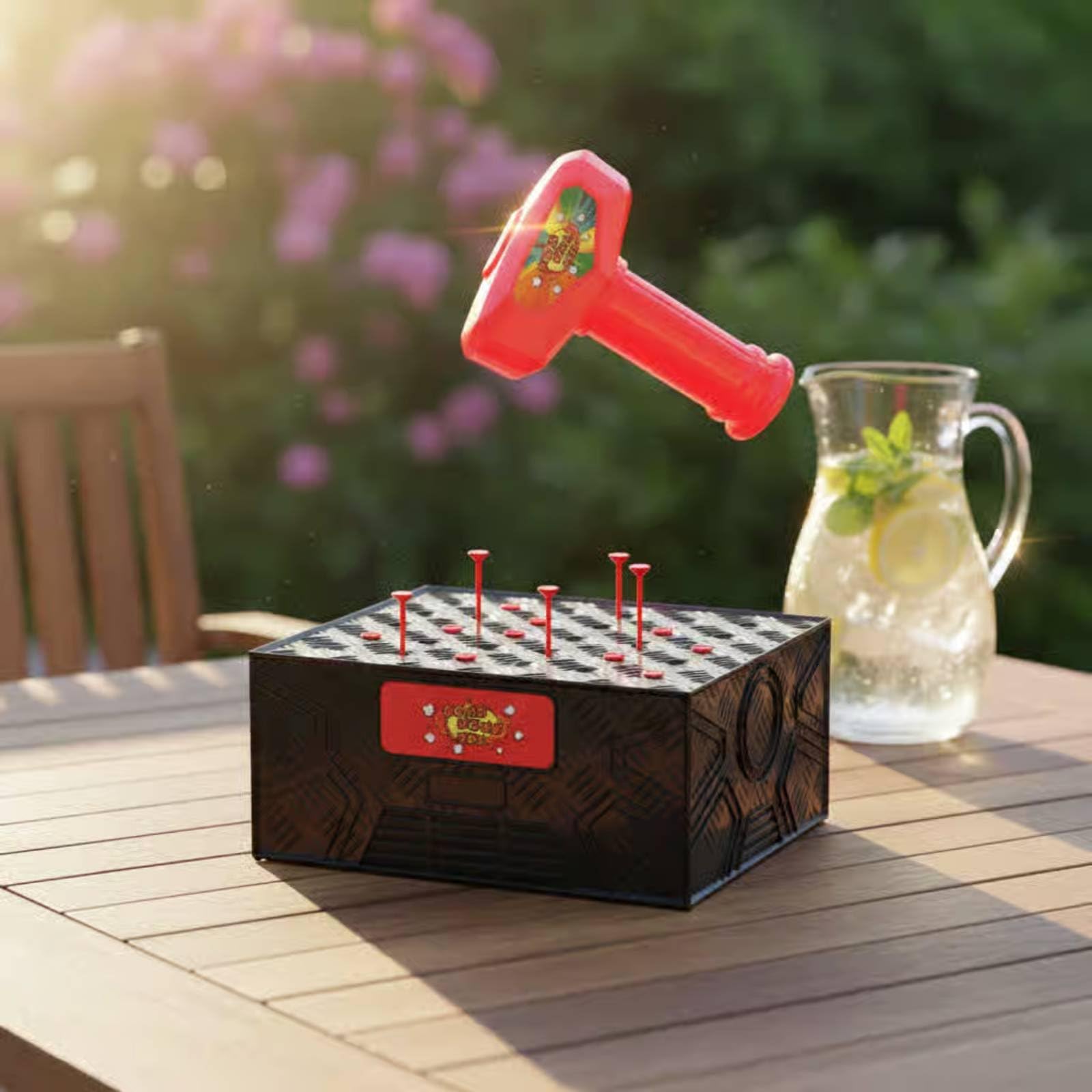 Ballonplatzspiel Familieninteraktion Ballonpustspiel Partyspiel Tisch-Ballonspiel für Familien, Kinder