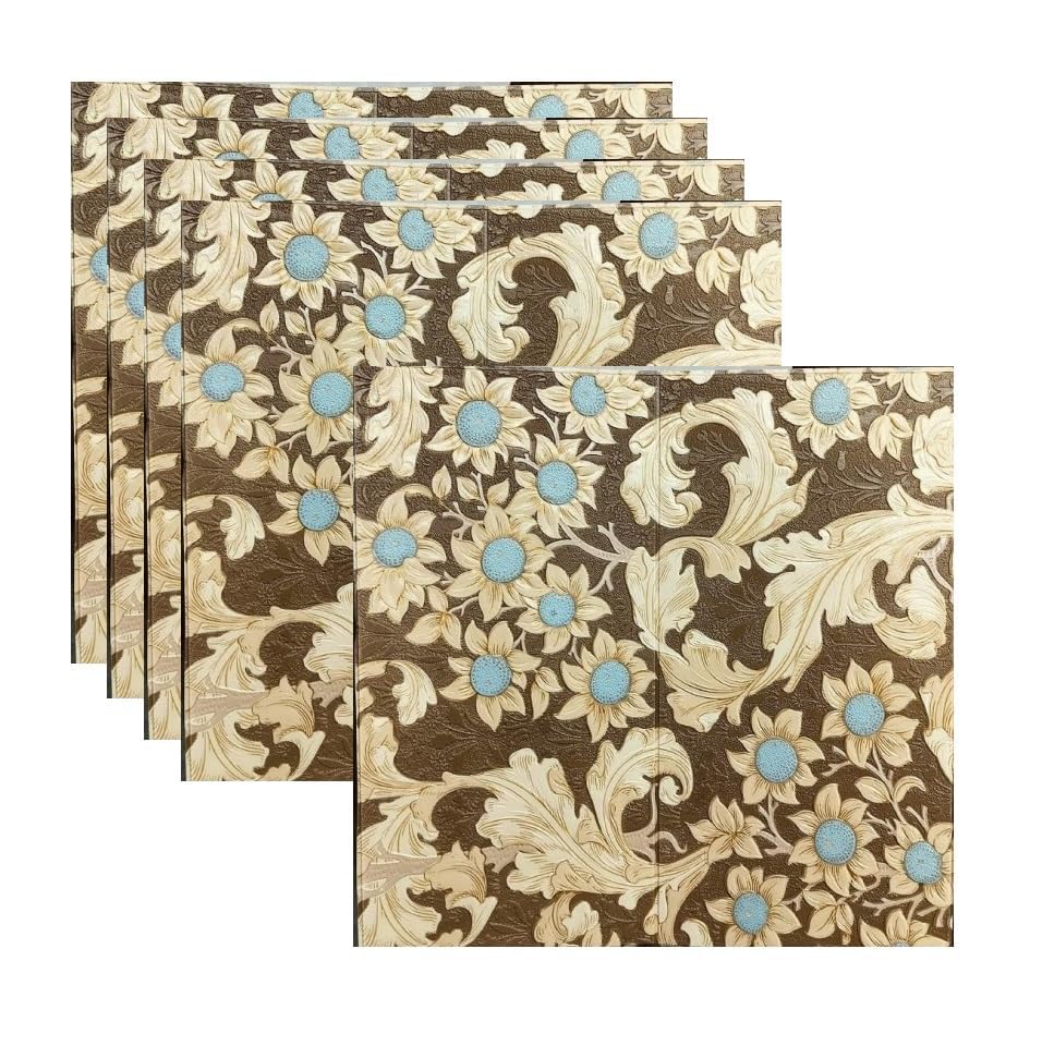 Image of Barebeauty 3D Wall Panel Wallpaper, Self Adhesive PE Foam Brick Sticker, Waterproof Wall Covering for Home Decor, 70 x 70 cm (Pack of 1, 5.27 Sq. Ft. Approx)