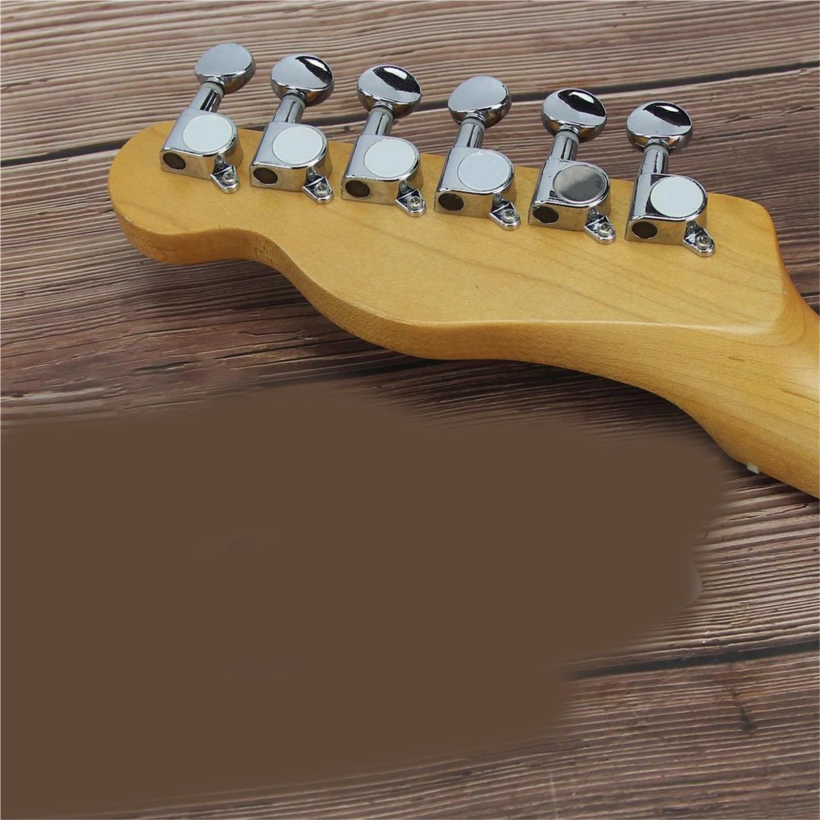 Set Meccaniche Chitarra Set Di 6 Accordatori Per Chitarra Elettrica Cromati(6R)