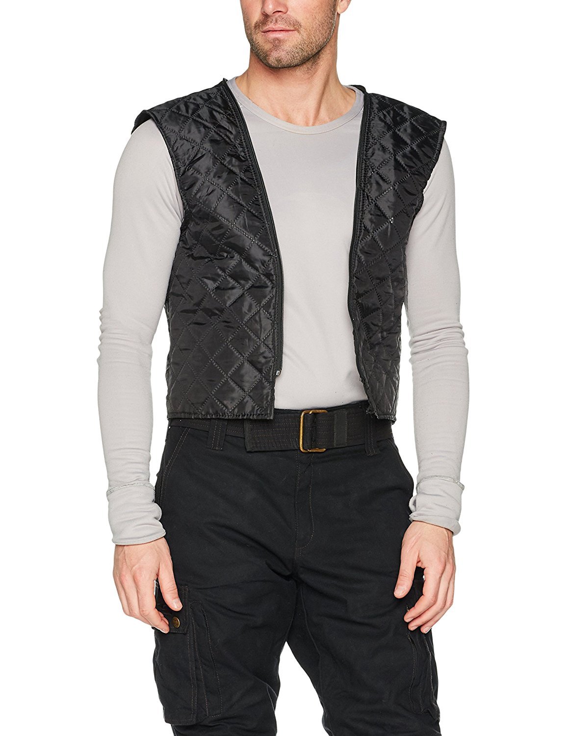 Bikers Gear Chaqueta Sturgis Monza de moto para hombre en cuero con Protecciones