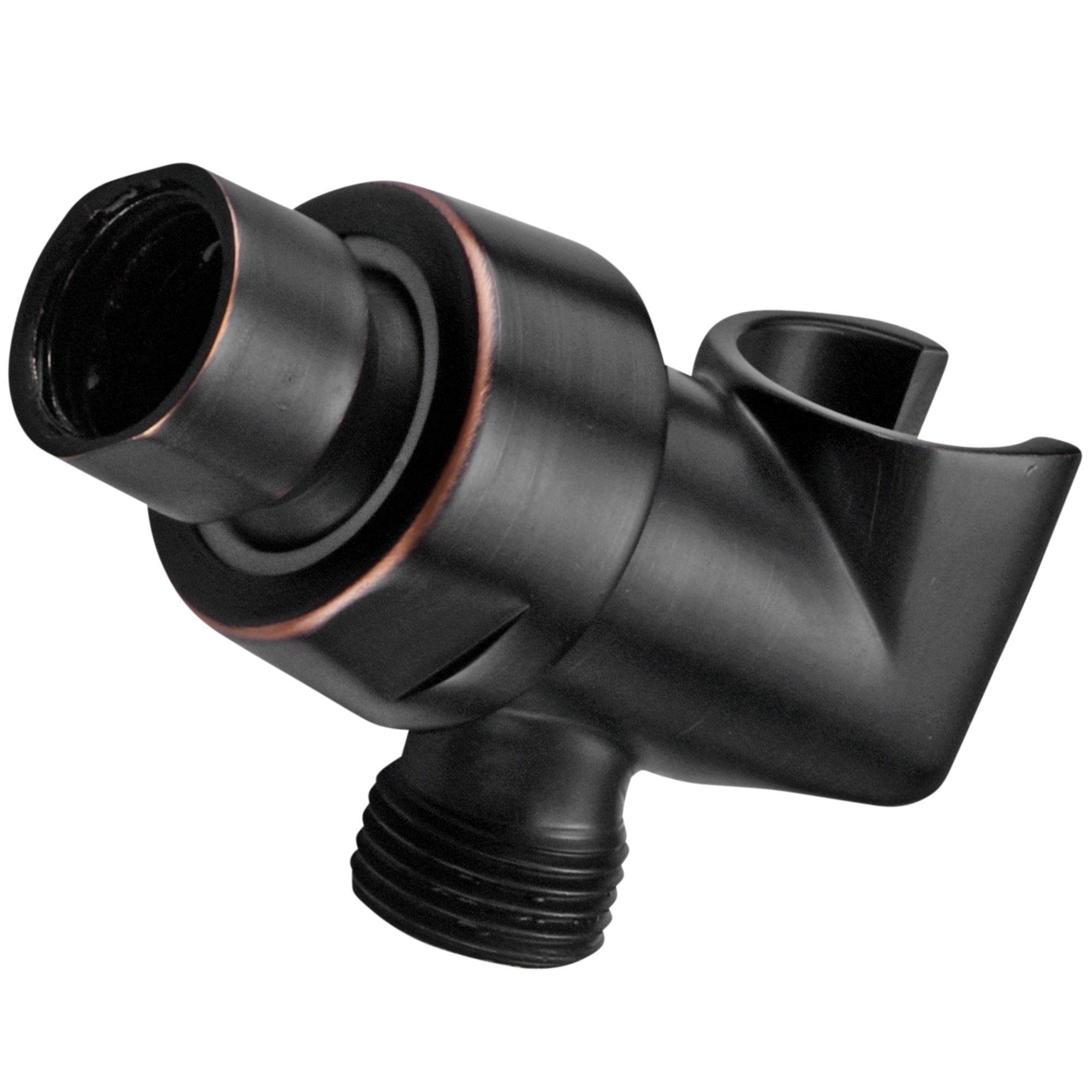 HammerHead ShowersHammerHead Showers® ALL METAL Handheld Shower Head Holder - OIL RUBBED BRONZE - Adjustable Shower Wand Holder with Universal Wall Hook Bracket and Brass Pivot Ball - Hand Held Shower Head Holder