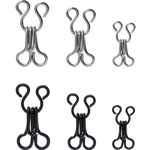 50 Set Sewing Hooks and Eyes Closure for Bra and