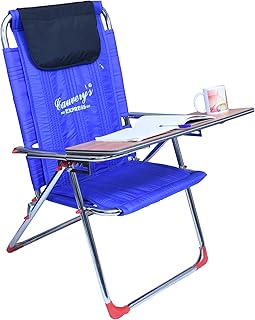 cauvery® Folding Study Chair with Cushion & Adjustable Writing Pad - (Blue, for All Age) | Wrought Iron 1-picture-32