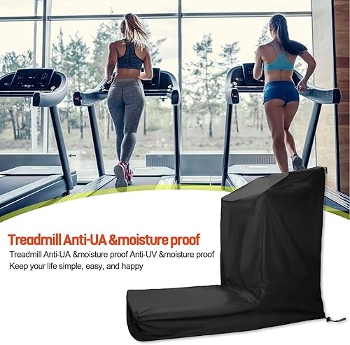 Miniatura 7 de Funda para cinta de correr, plegable, con cremallera, a prueba de polvo e impermeable, apta para hacer ejercicio, deportes, correr, equipo de