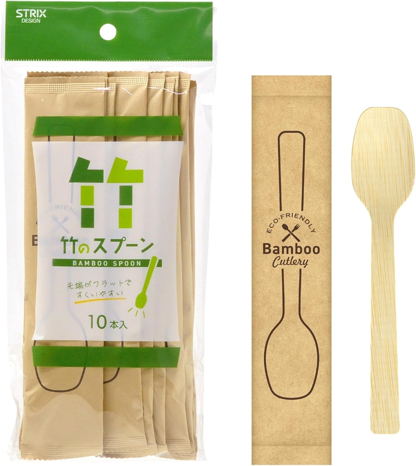 SG-083 Bamboo Forks 5.9 inches (150 mm) Natural Disposable Bamboo Eco Friendly Durable