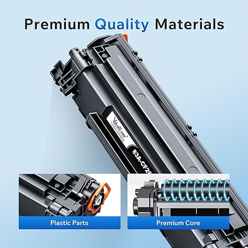 Miniatura 5 de Valuetoner Cartucho de tóner de repuesto compatible para HP 83A CF283A para usar con impresora Laserjet Pro MFP M125nw MFP M201dw MFP M225dw MFP