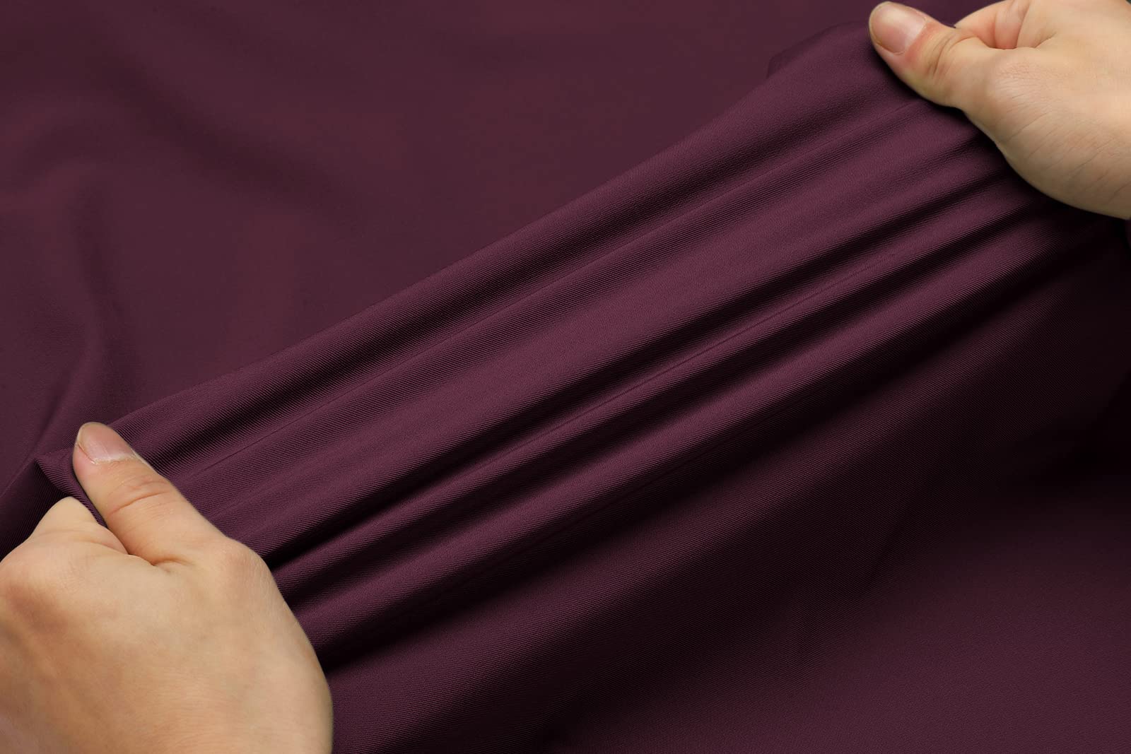 URRU Camisas de Vestir musculares para Hombre, Ajustadas, elásticas, de Manga Corta, Casuales, con Botones, para Hombre, Manga Corta-Vino Rojo, Medium