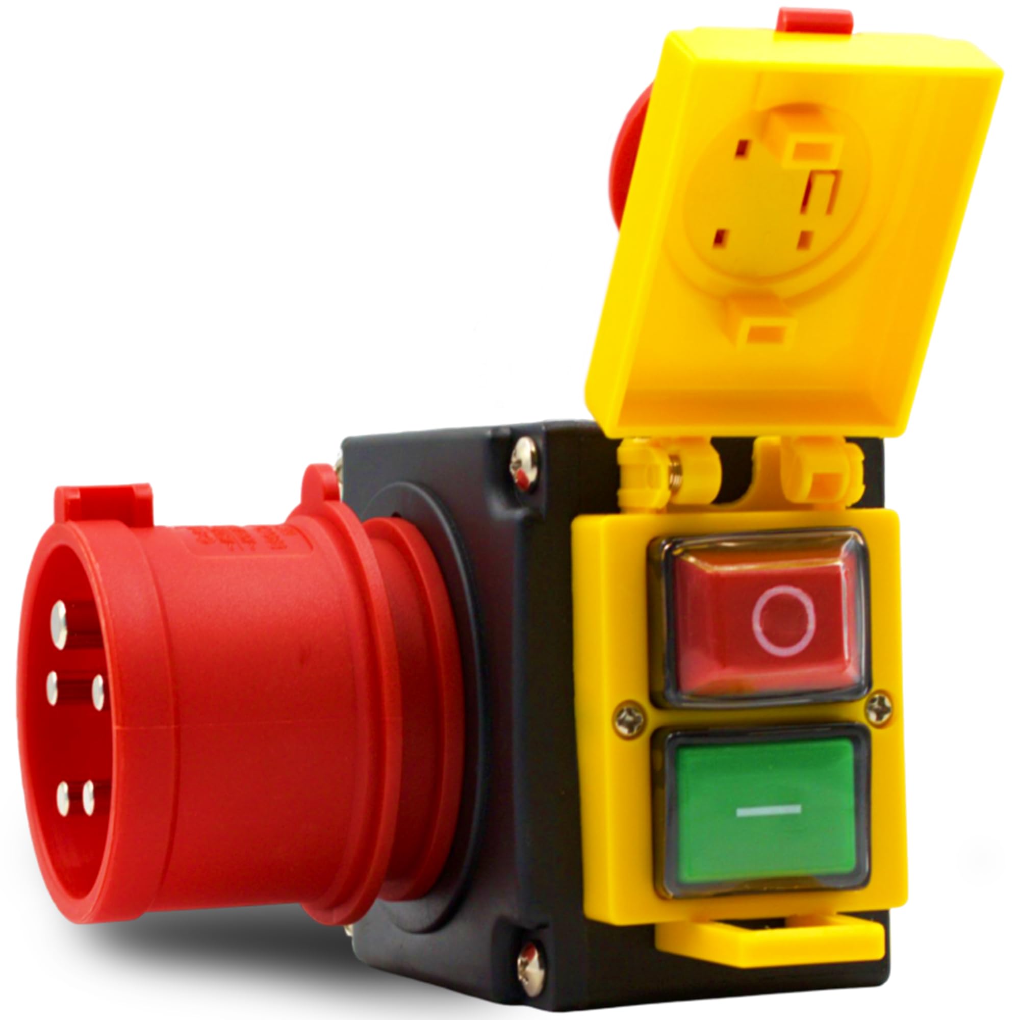Schalter-Stecker-Kombination DZ08-3 400V Phasenwender IP54 Baugleich KOA7