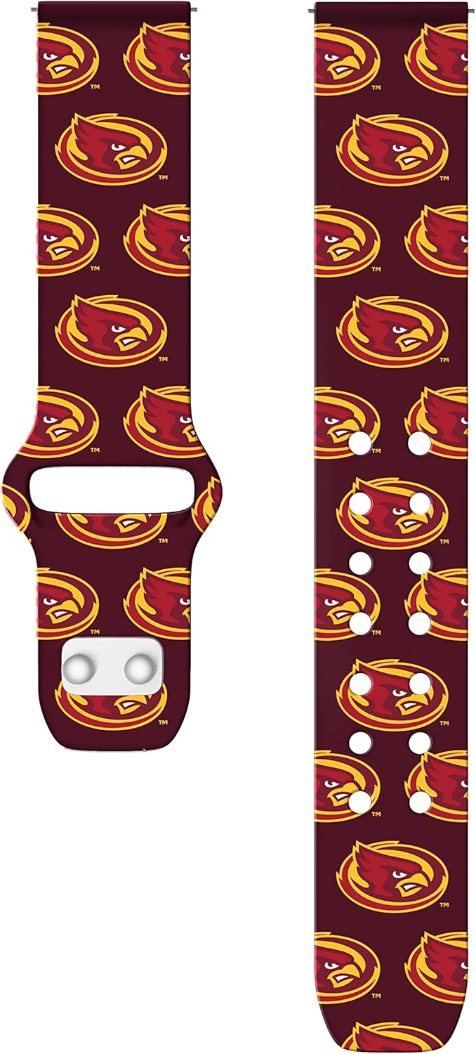 Affinity Bands Iowa State Cyclones HD Watch Band Compatible with Samsung Galaxy Watch and more