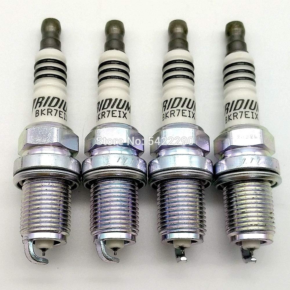 4 bujías de iridio IX BKR5EIX-5464 BKR6EIX-4272 BKR7EIX-2667 BKR8EIX-2668 para Encendido de automóviles.