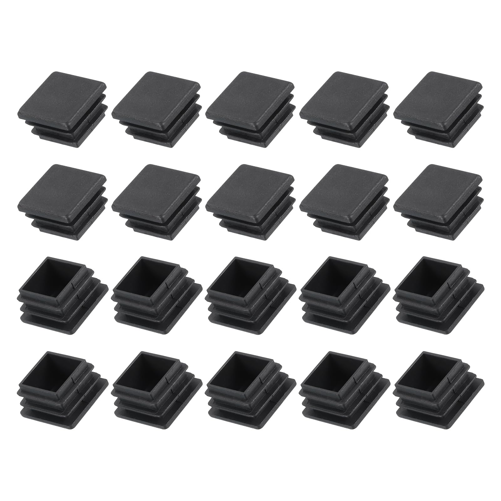 METALLIXITY Square Tube End Cap(20 x 20mm) 100Pcs