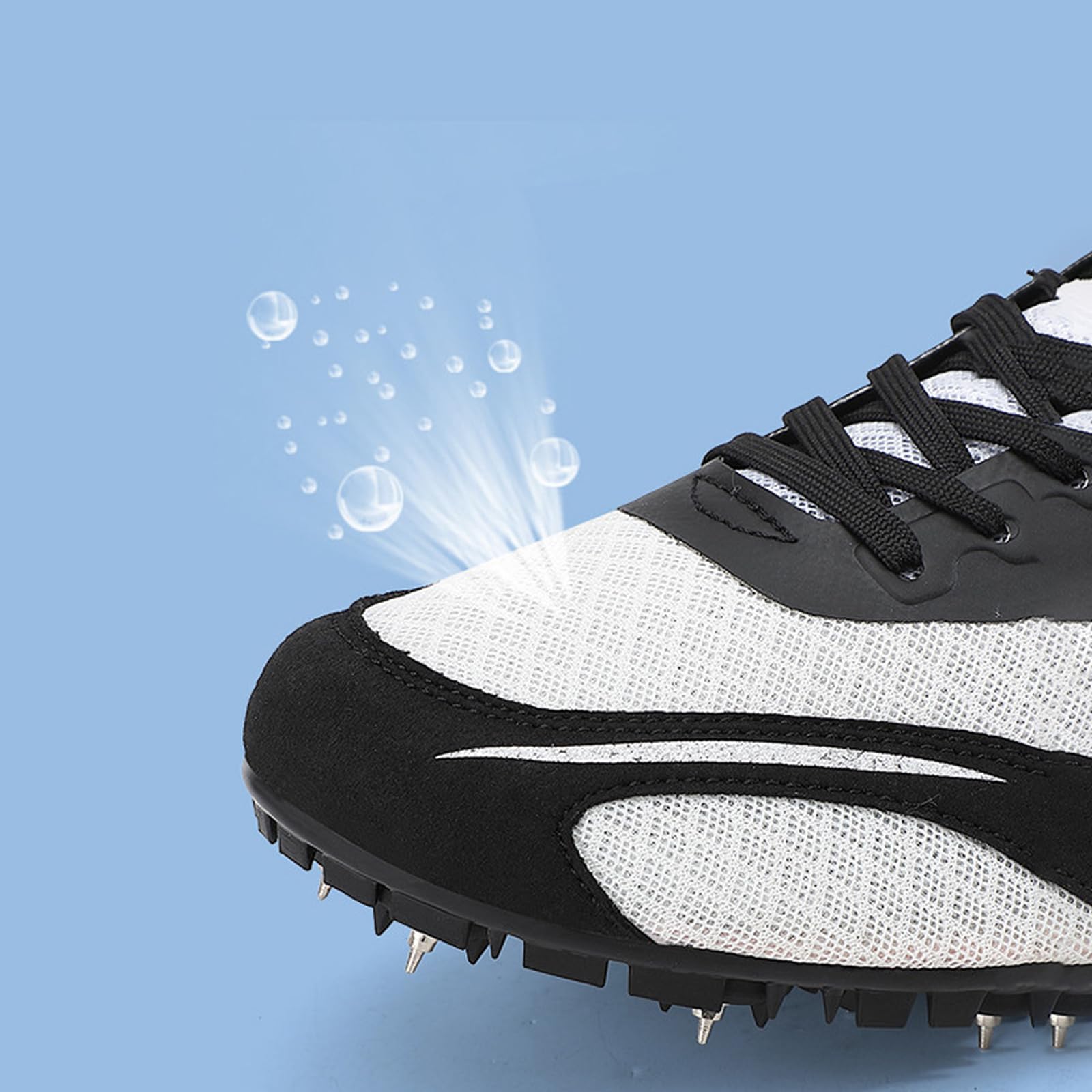 Chaussures De Course D'athlétisme Sprint,Pointe AthléTisme Chaussure,Chaussures de sport respirantes et antidérapantes,Chaussures d'athlétisme avec 8 pointes,pour l'entraînement et la compétition