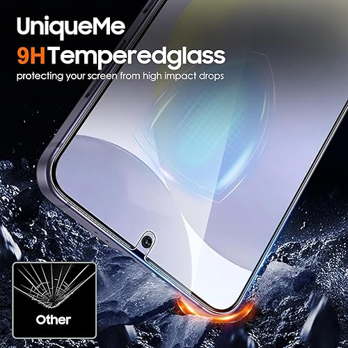 Miniatura 109 de [Paquete de 3+2] Unique Me compatible con Samsung Galaxy S10 de cobertura completa, protector de pantalla de TPU flexible y protector de lente