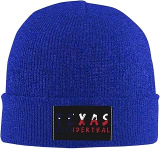 Texas Neanderthal Beanie Hat Winter Hat Warm Chunky Cable Knit Hats for Men Women