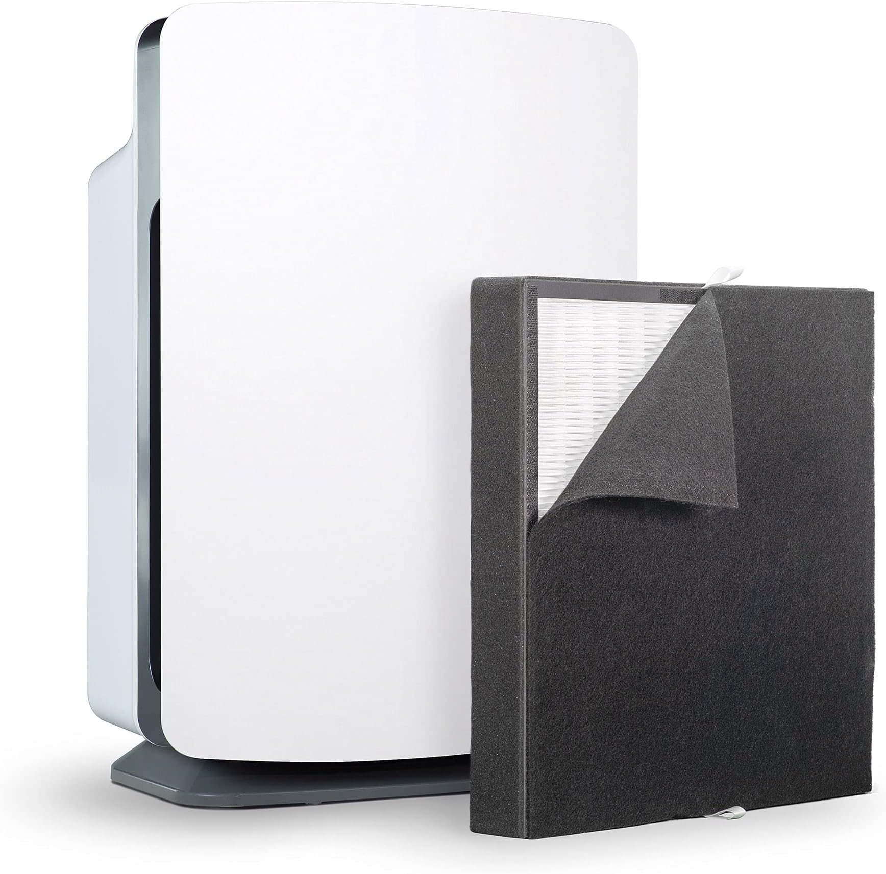 hOmeLabs 4in1 Compact Air Purifier Quietly Ionizes and Purifies Air to Reduce