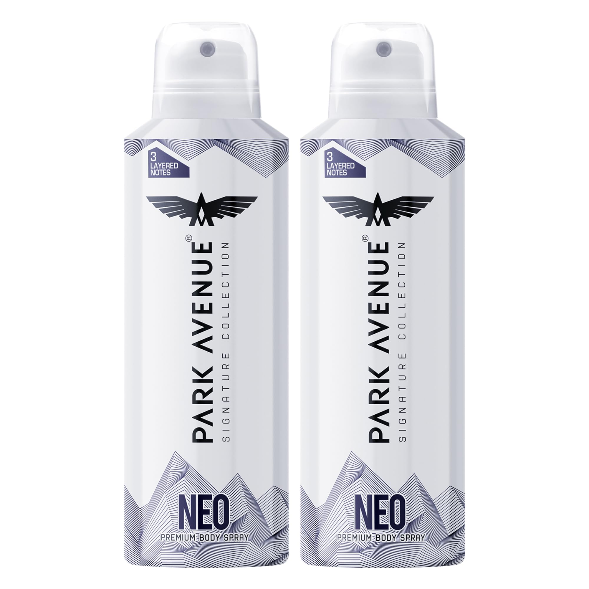 Park Avenue Men Neo Signature Collection | Deodorant Spray | Fresh Long-Lasting Aroma | 150Ml Each (Pack Of 2)