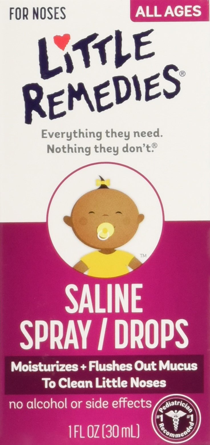 Little Remedies Little Noses Saline Spray/Drops - 1 oz - 6 ct