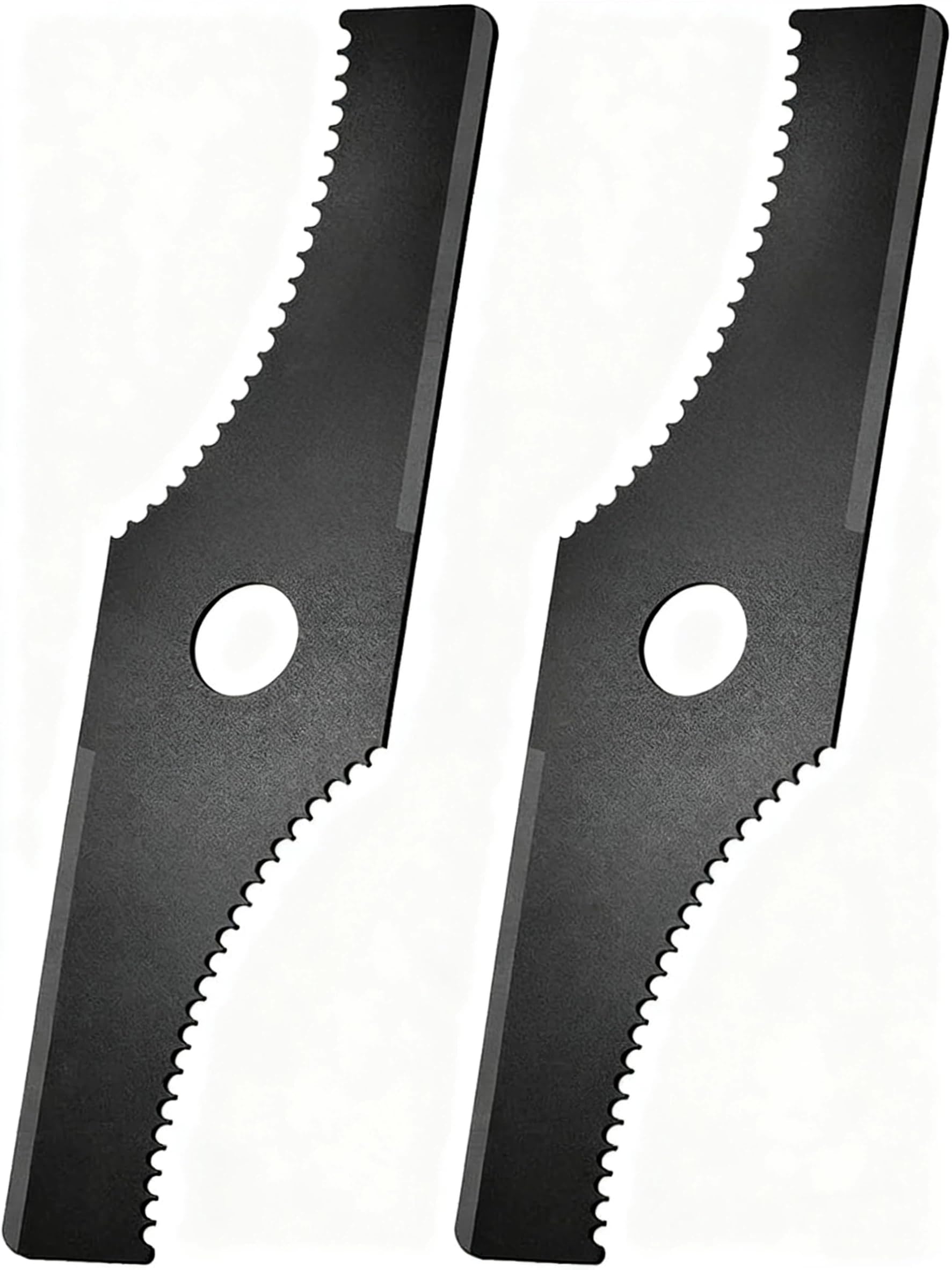 草刈り機 替え刃 2枚刃 325mm 草刈り機の刃 シュレッダーブレード かりばらい機刃 内穴25.4mm マンガン鋼 芝刈り機の付属品 2枚入り