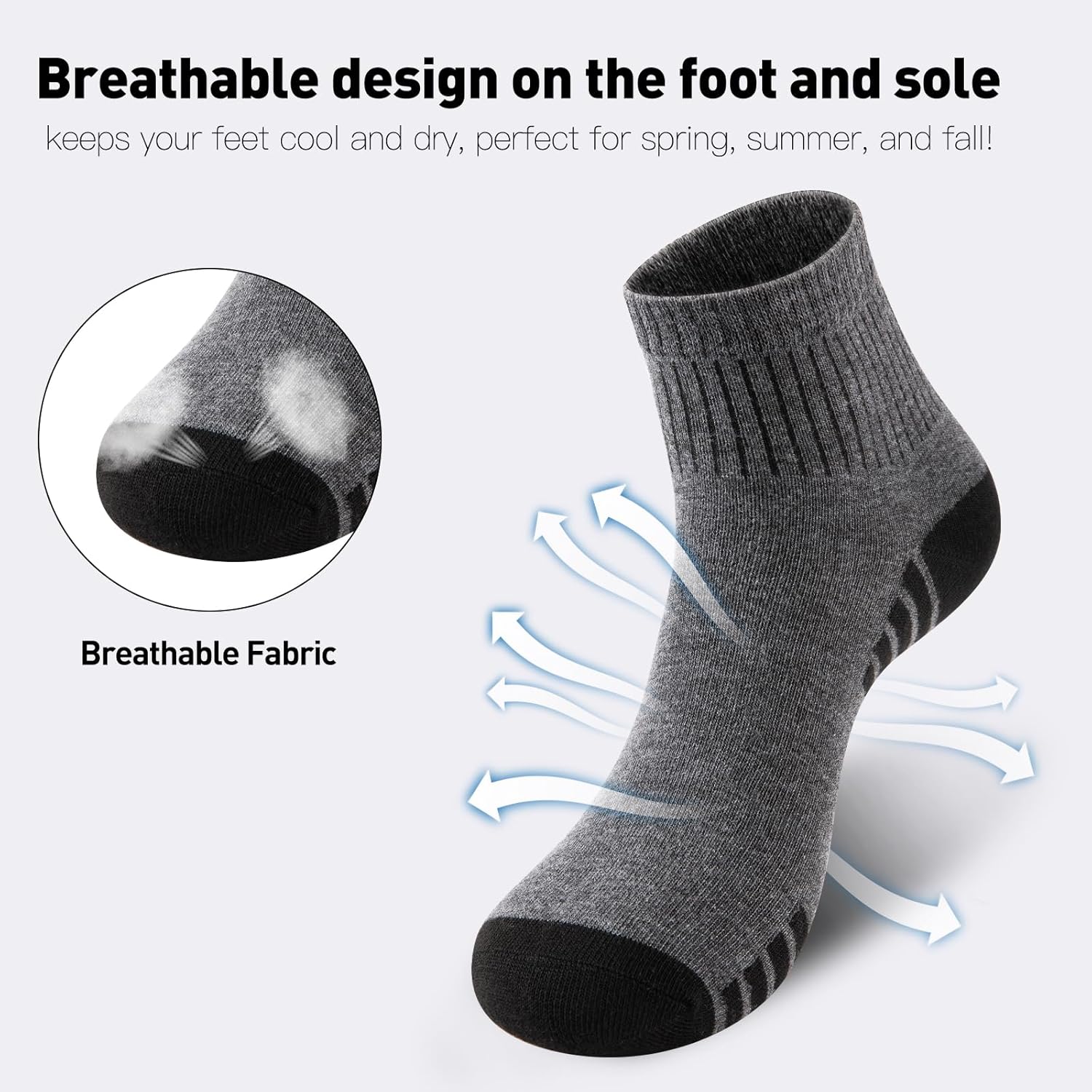 20 Pairs of Thin Crew Socks & Ankle Socks for Men/Women - Scene Switching Set Golden Combination in Bulk Value Pack - Image 4