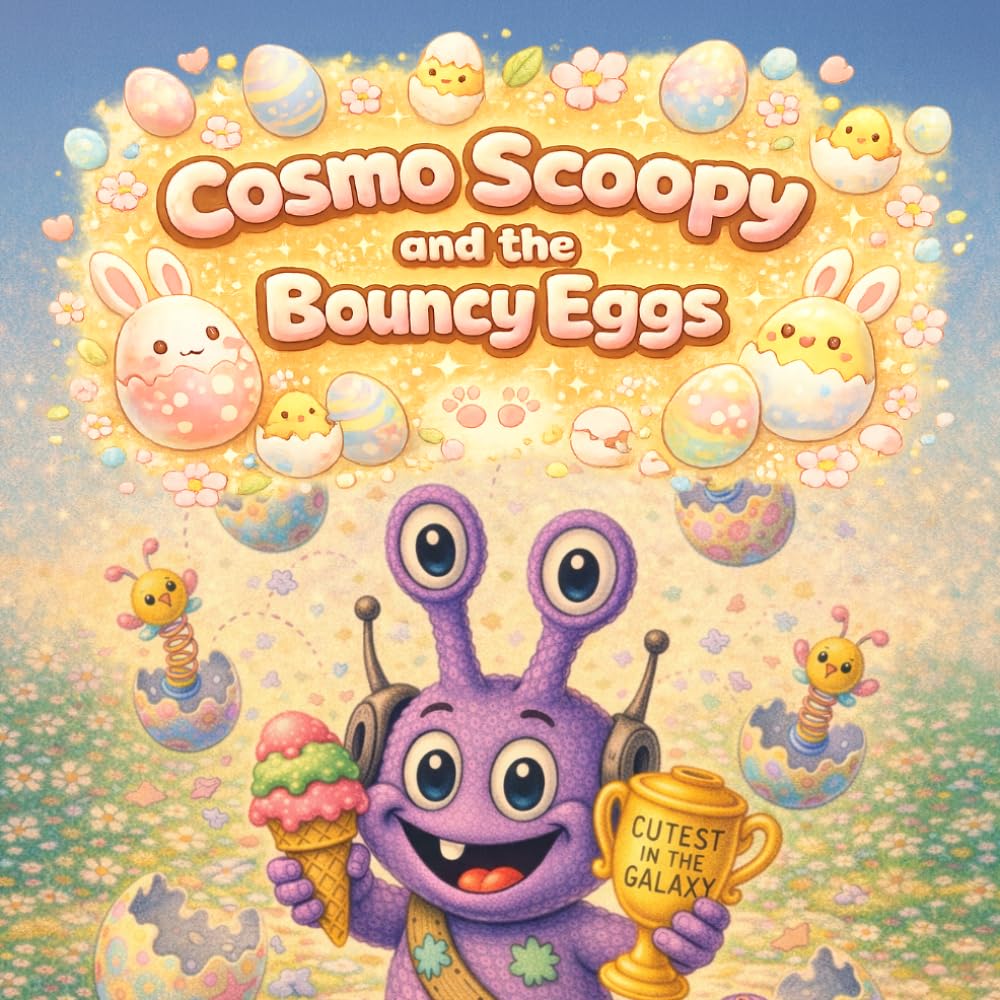Cosmo Scoopy and the Bouncy Eggs: A Fun and Surprising Easter Adventure for Little Explorers (cosmo-scoopy (english edition))