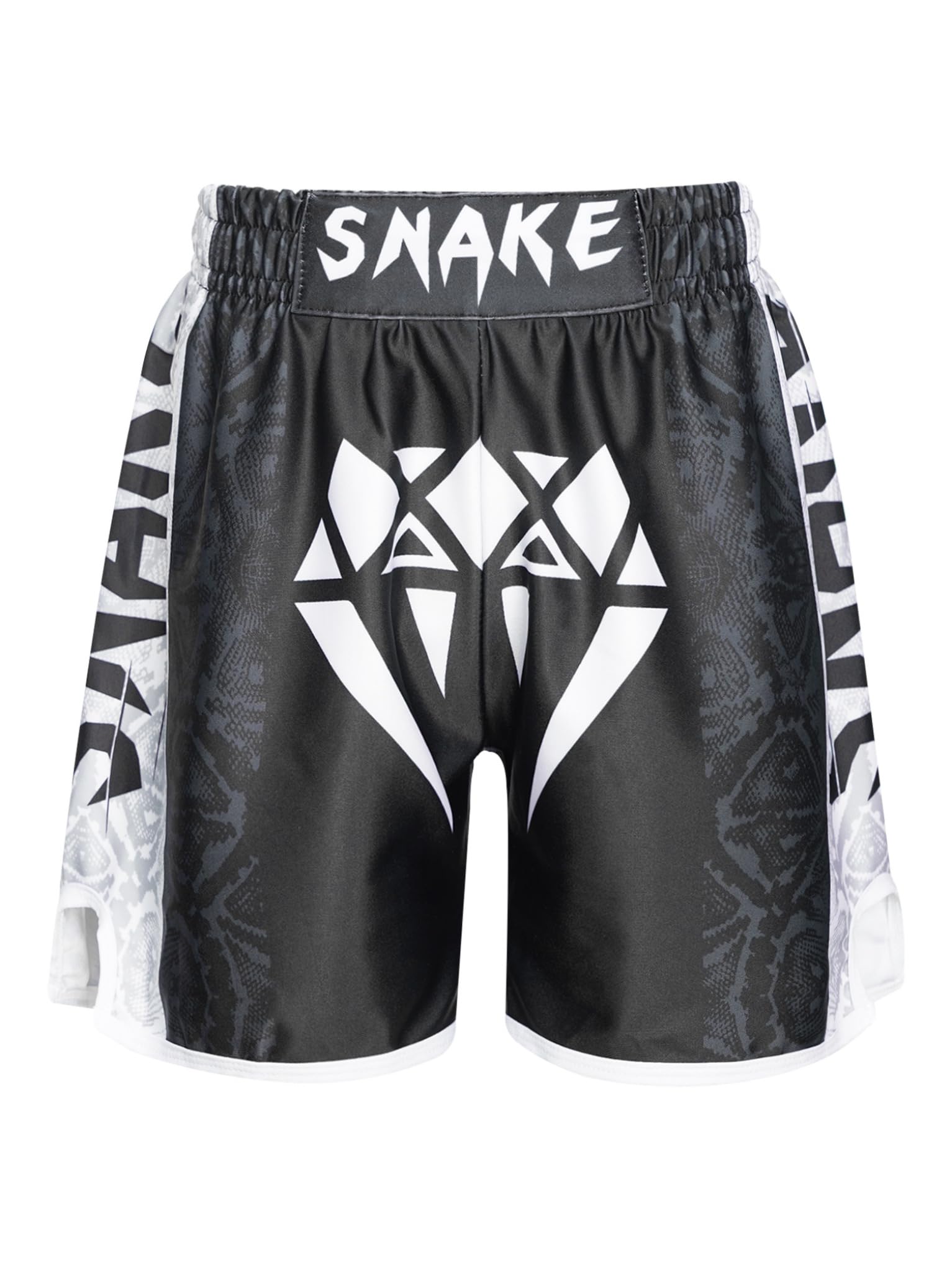 Pantalones cortos de boxeo Muay Thai para niños con cintura elástica