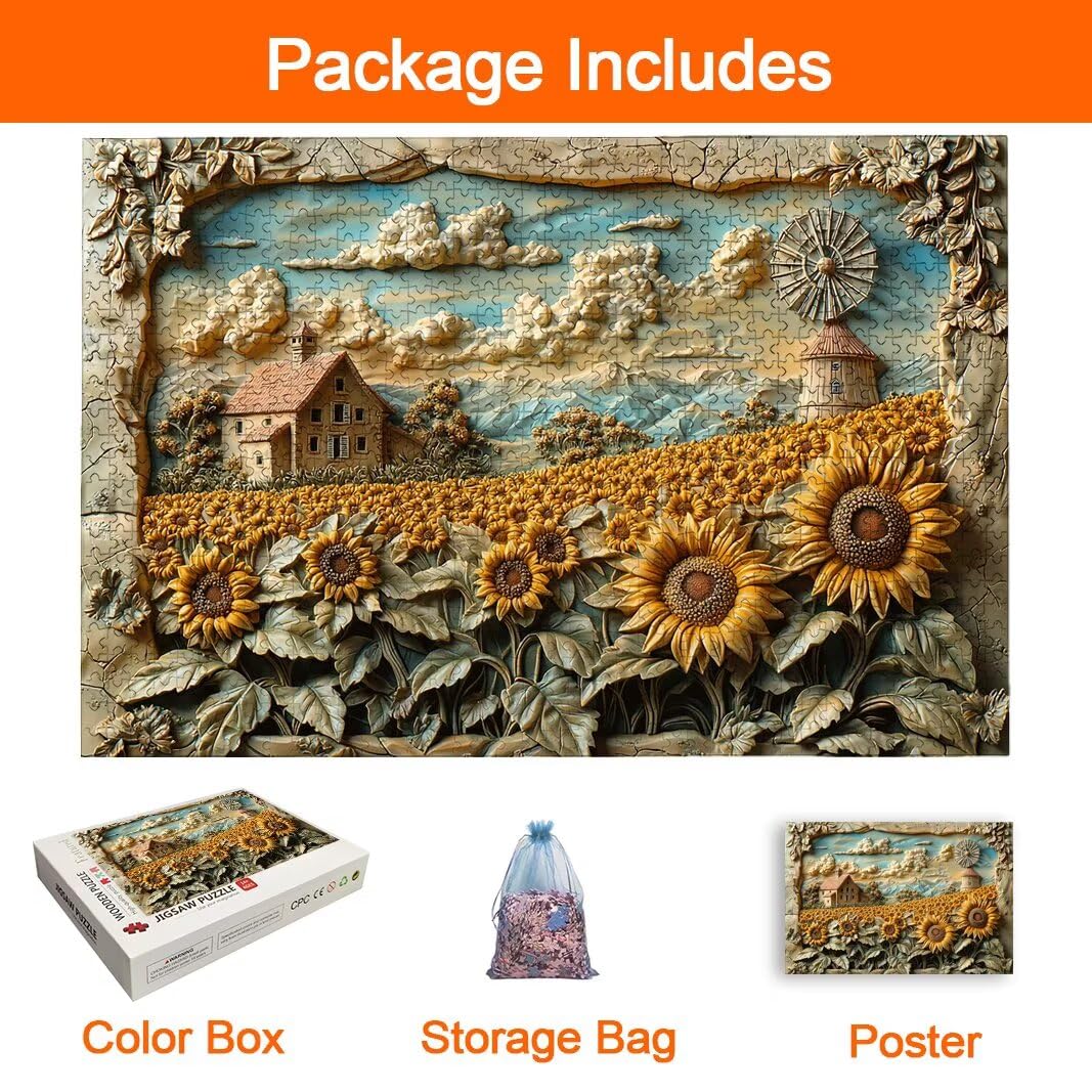 Puzzle 2000 Pezzi, Puzzle Farm, Misura: 100x71cm, Regalo Donna/Uomo -8733