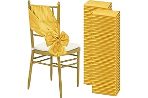 YMHPRIDE Premium 60 Pack Gold Sashes - Elevate Your Event Decor