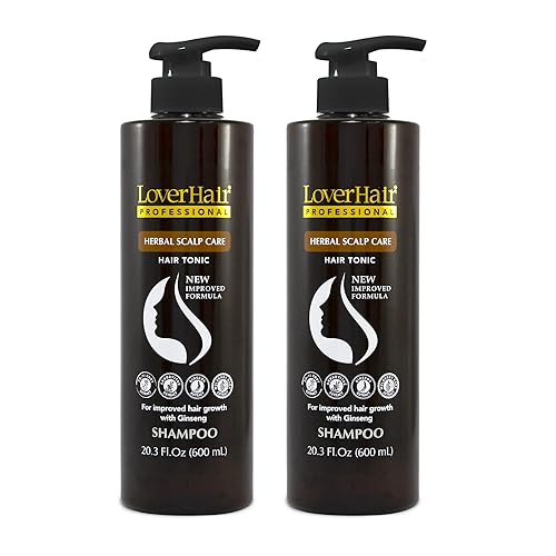 LoverHair - Champú profesional para el cuidado del cuero cabelludo a base de hierbas, 2 x 20.3 onzas líquidas (2 x 20.3 fl oz)