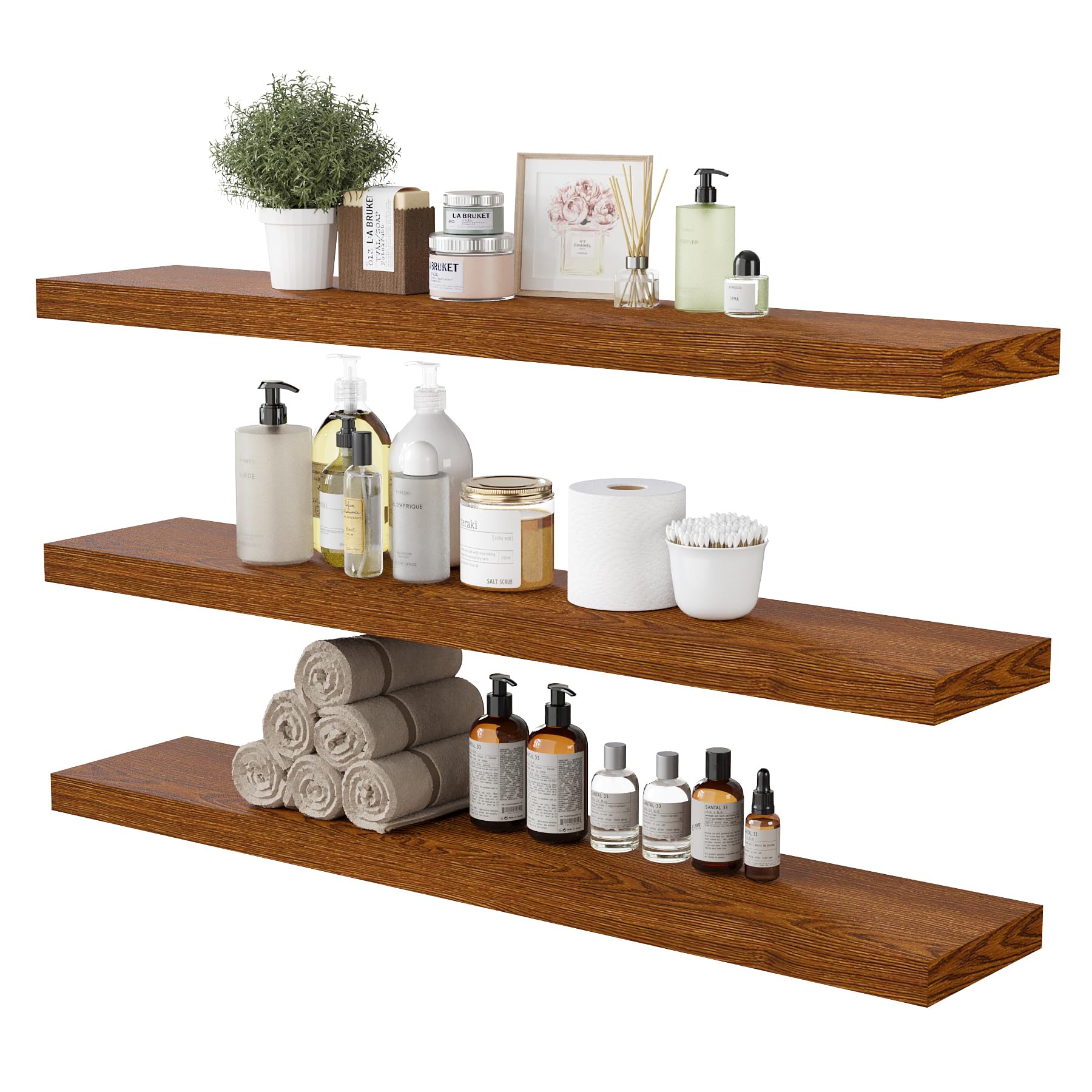 Amazon.com: BAMEOS Floating Shelves,40 in W x 8in D Wall