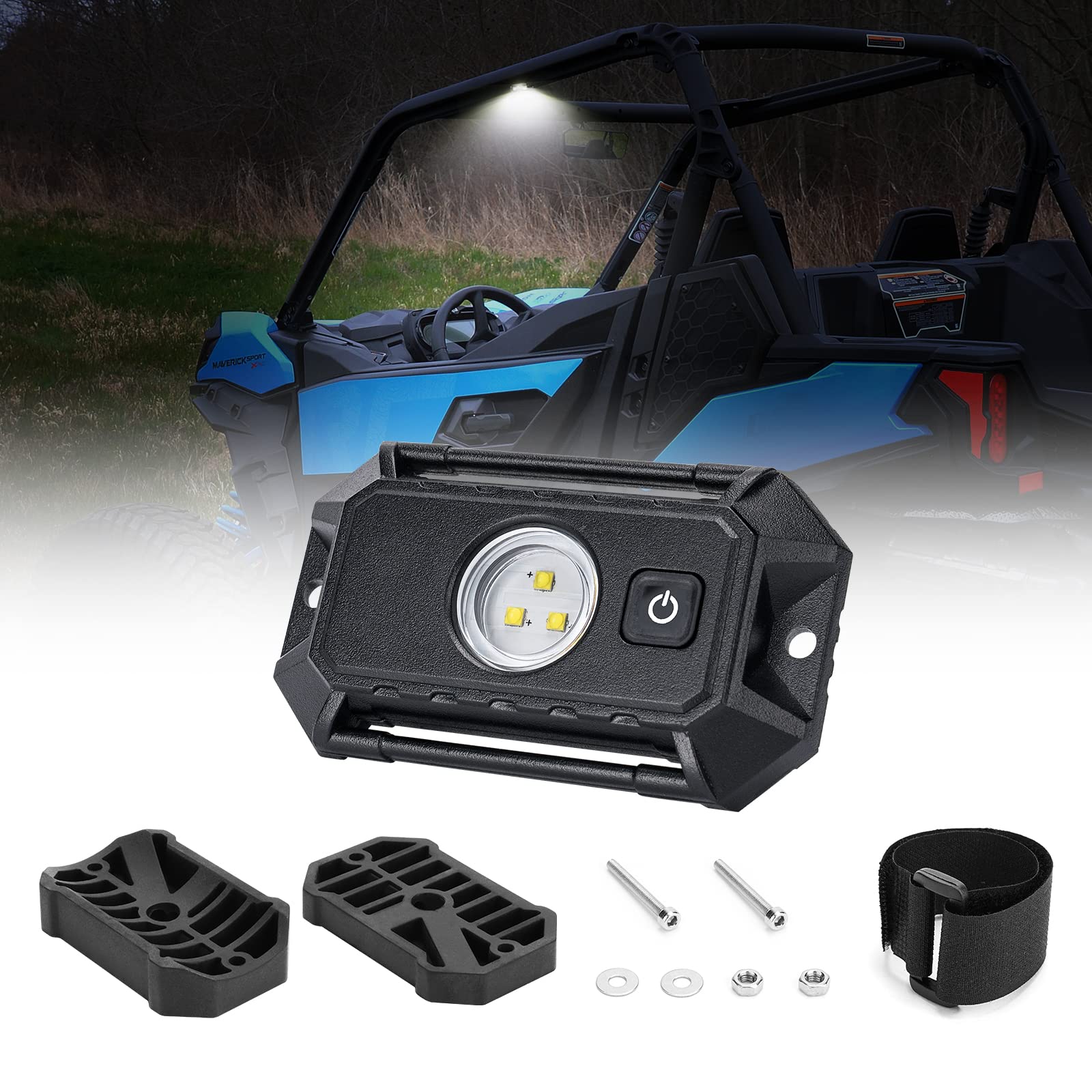 Buy LED Dome Light, ANGUOFFROAD Roll Cage Light with Switch Universal