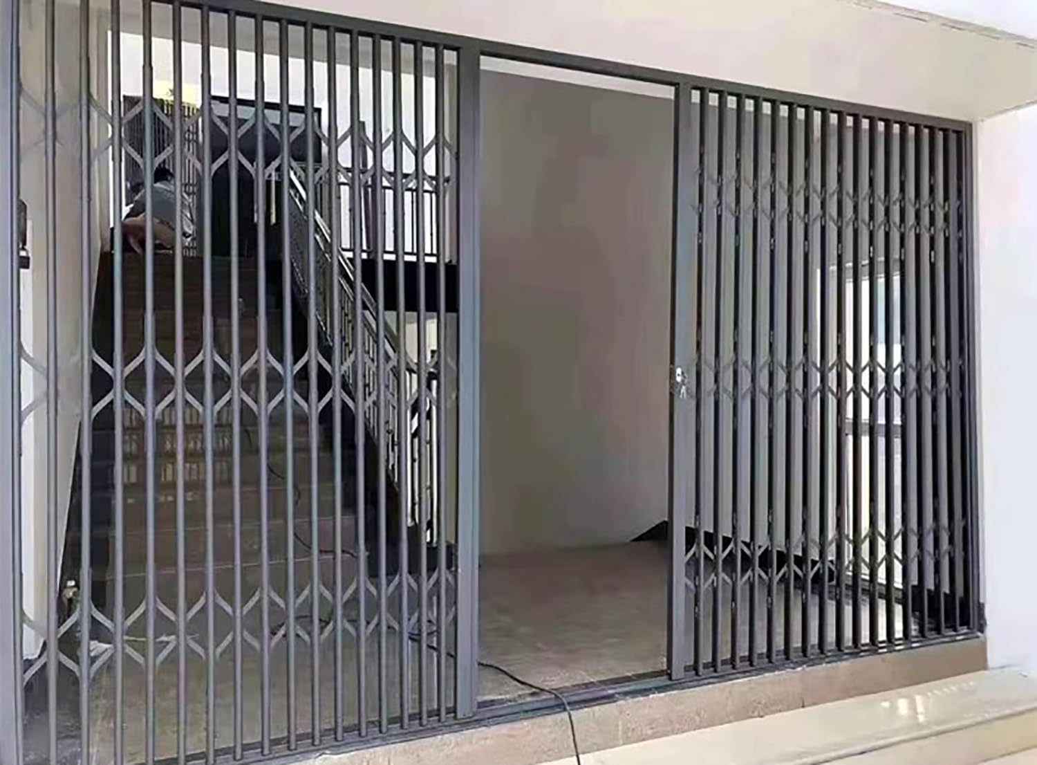 Griglia di sicurezza per finestre ad alta sicurezza, deterrente per animali domestici e bambini, previene cadute accidentali in appartamenti