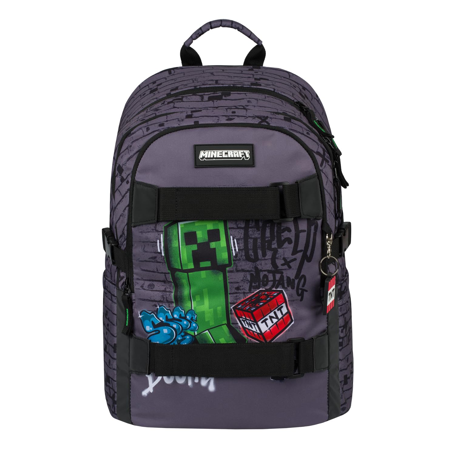 Baagl Wednesday Nevermore, set di 3 zaini per la scuola primaria con cintura sul petto, zaino ergonomico per la scuola (Wednesday Nevermore)