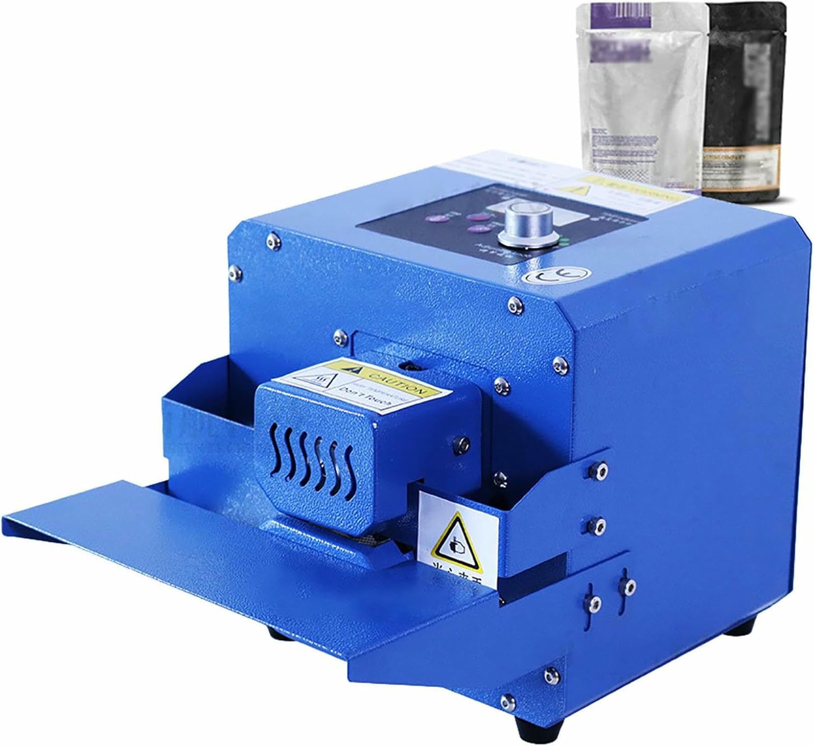 Machine de scellage de Sacs en Plastique, Machine d'emballage à Rouleaux Chauffants, Machine d'emballage Automatique pour Aliments, pour Films PVC, Sacs en Aluminium et Sacs en Papier Kraft