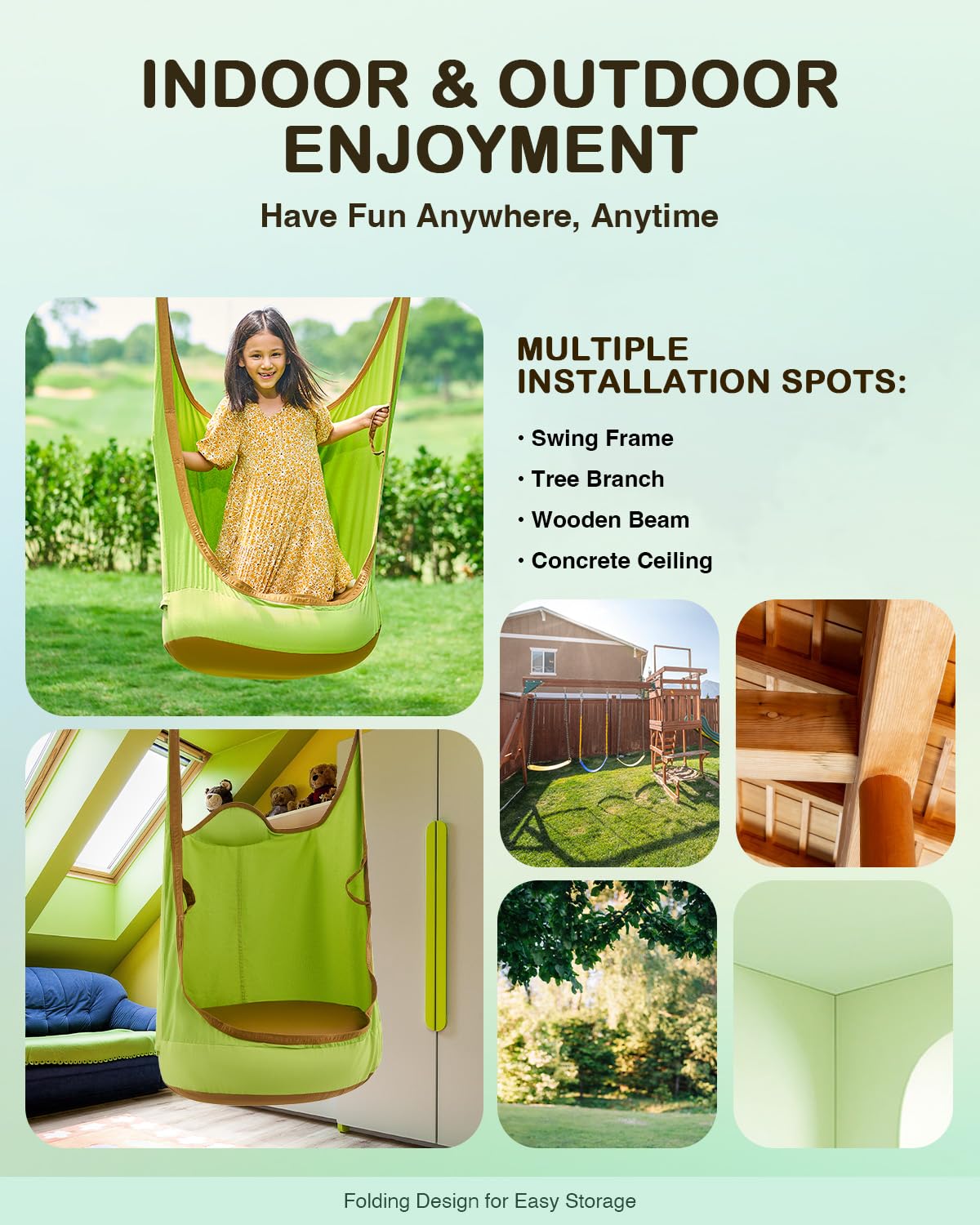 Aazon.co : Porch Patio Outdoor Garden Swing Canopy Replaceent