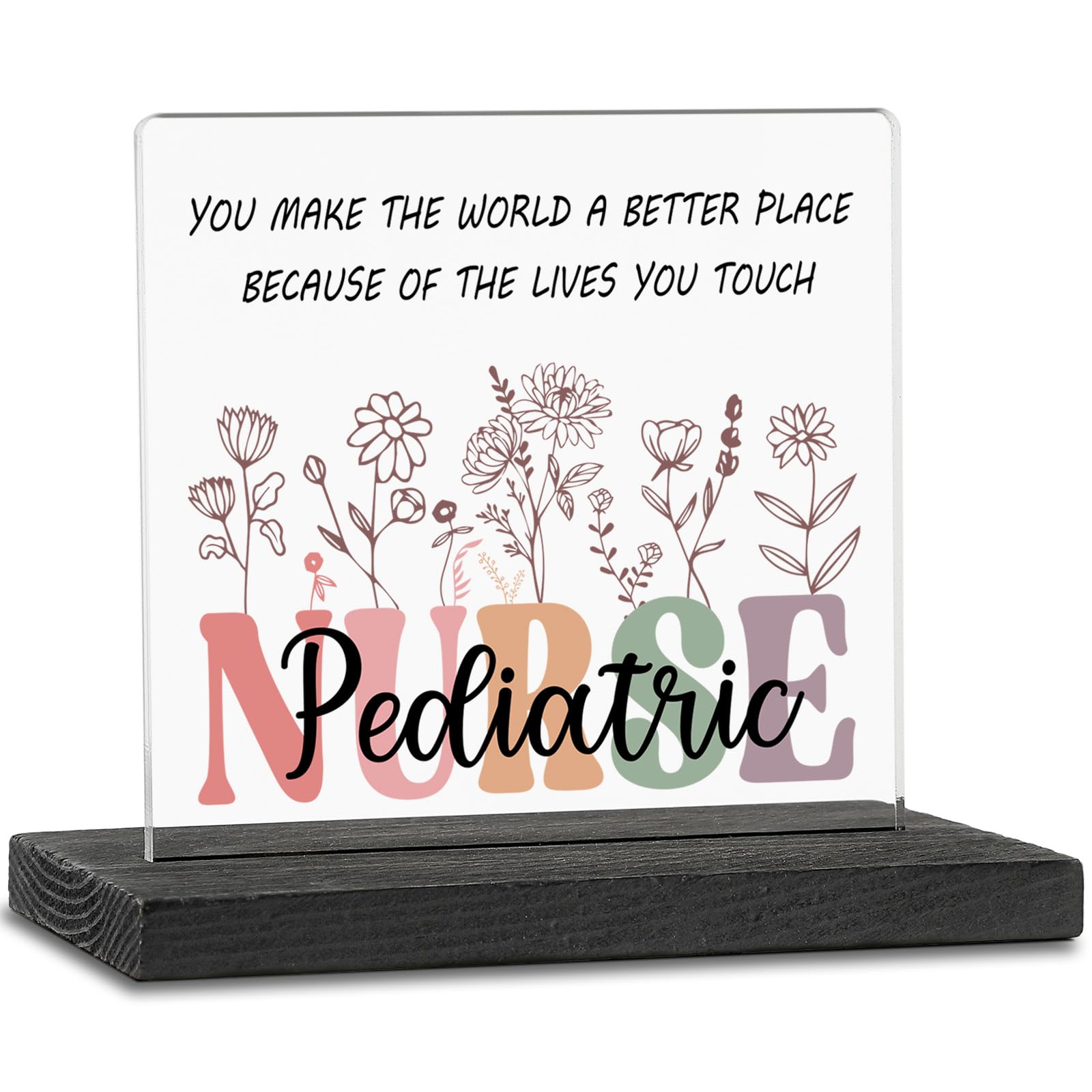Pediatric Nurse Practitioner Gifts, Pediatric Nurse Thank You Nurses Week Gift, PN Office Decor Decorations Signs ZBB71
