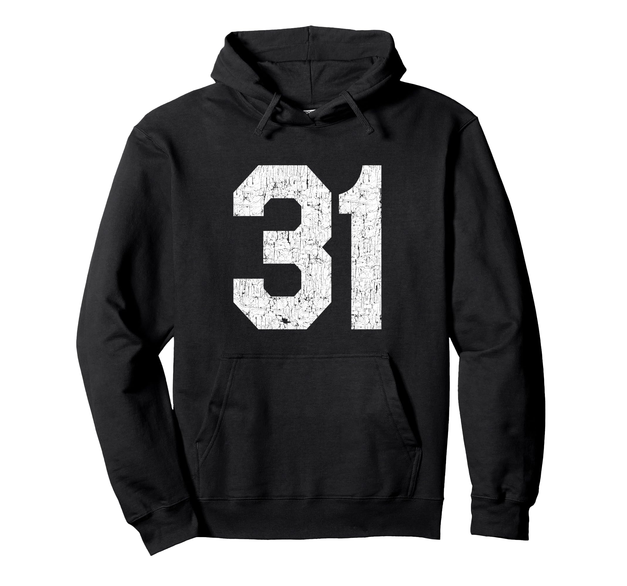 #31 Jersey Uniform Varsity Number, 31st Birthday, 31st Place Pullover Hoodie