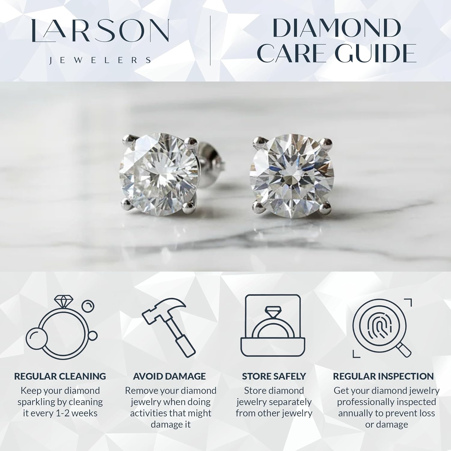 14k White & Yellow Gold 4 Prong Solitaire Basket Studs with Labe Grown Diamonds (0.50-4.00 Carats) - Image 5