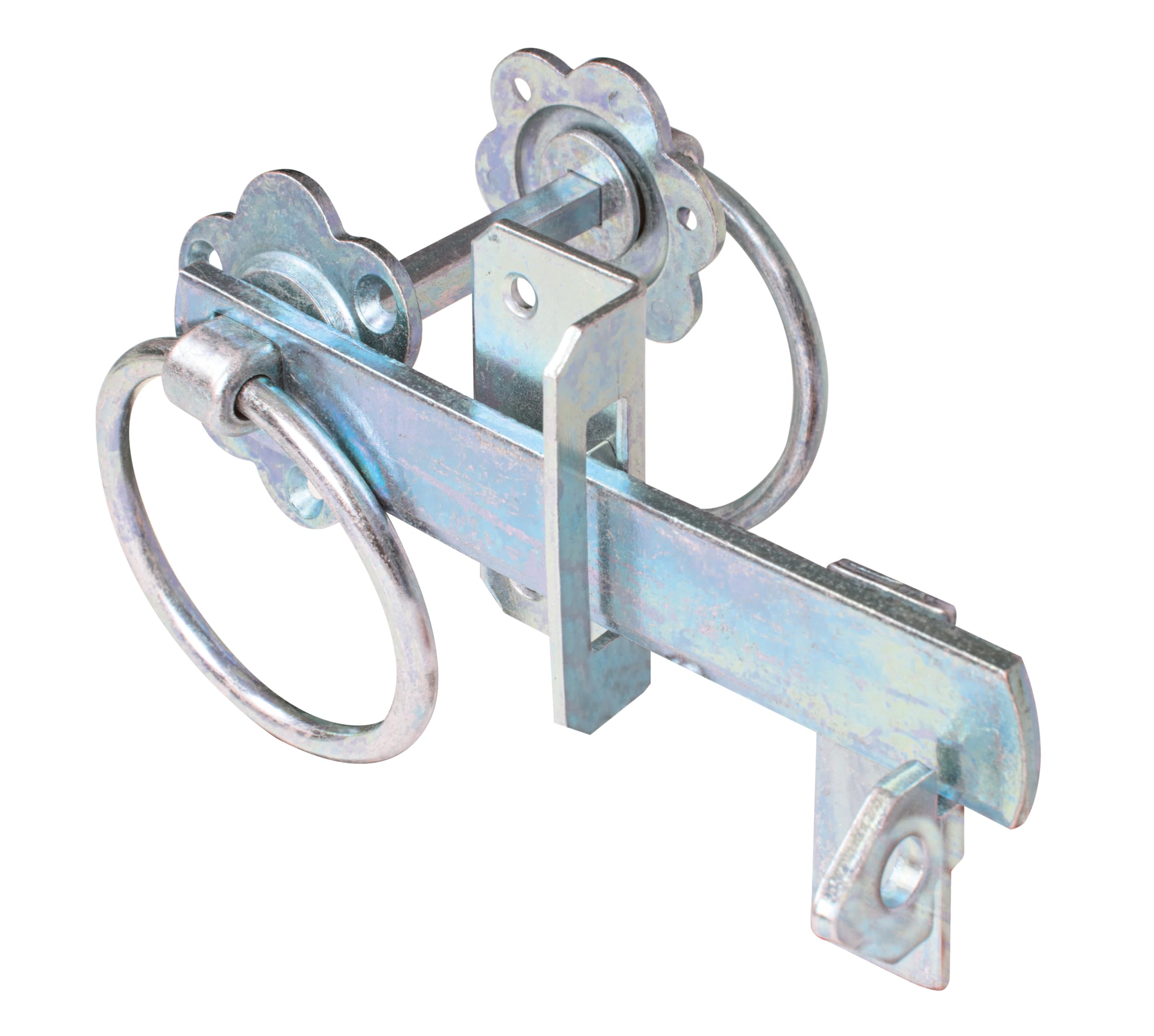 Alberts Yellow 210250 Garden Gate Latch For High Gates Or Wicker Fence Doors Galvanised Thick Layer Passivated